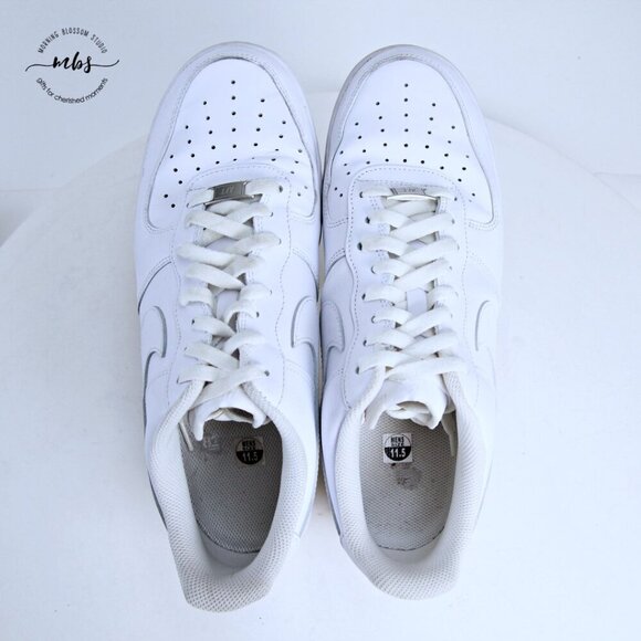 Nike Air Force 1 Low \'07 Leather White Men 11.5 main image 9